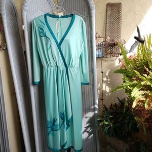 Vintage surplice dress
